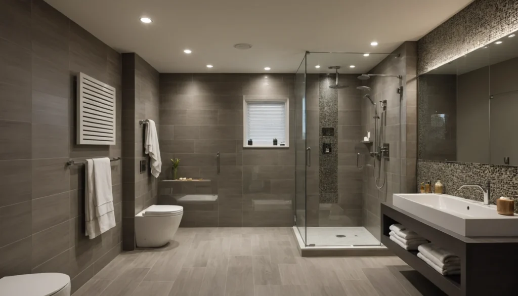 paroi de douche pour sous pente