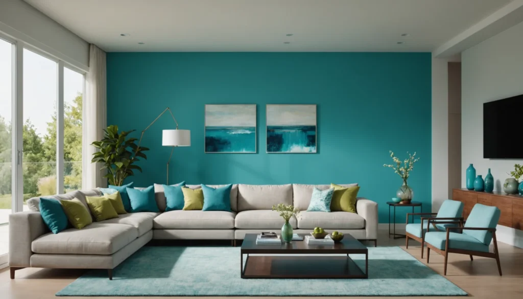 turquoise vert ou bleu