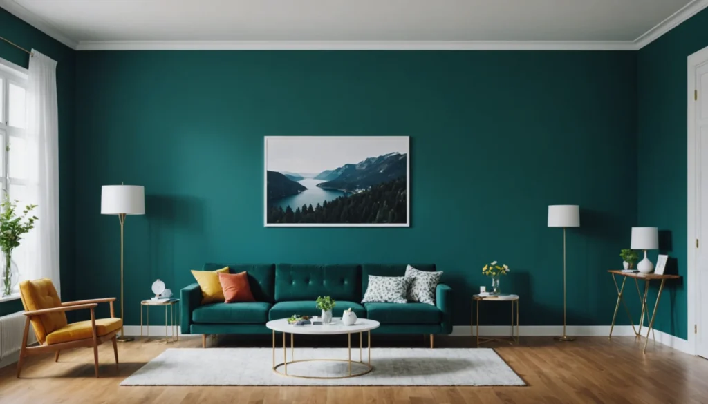 peindre un mur en couleur avec ou sans bordure