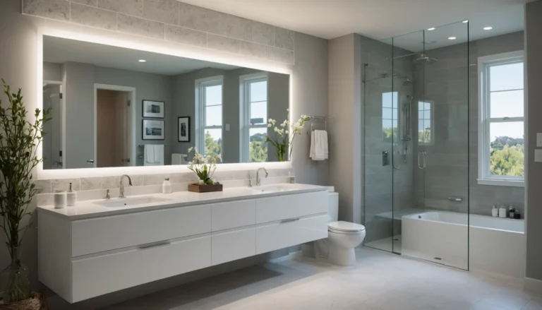 agrandir visuellement une petite salle de bain