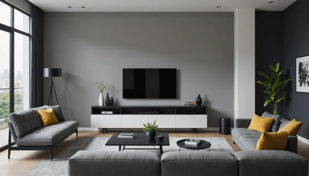 Optimisez votre espace avec un support télé mural pivotant pratique et élégant