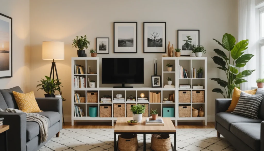 Optimisez votre salon : astuces créatives pour le meuble Kallax