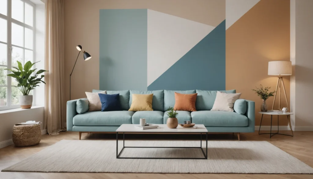 Peinture murale bicolore : astuces créatives pour un intérieur éblouissant
