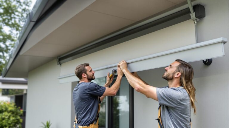 store banne motorisé