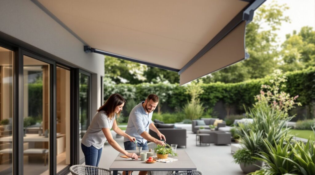 store banne sans percage