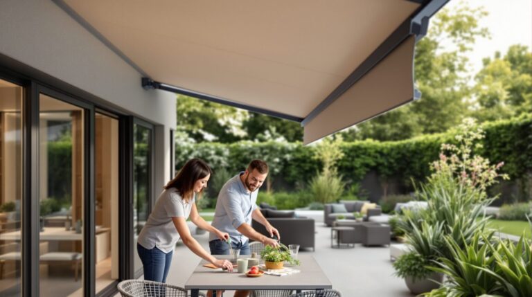 store banne sans percage