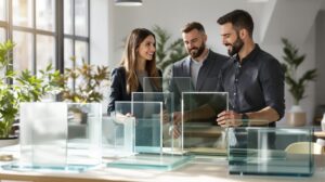 verre pour cloisons intérieures