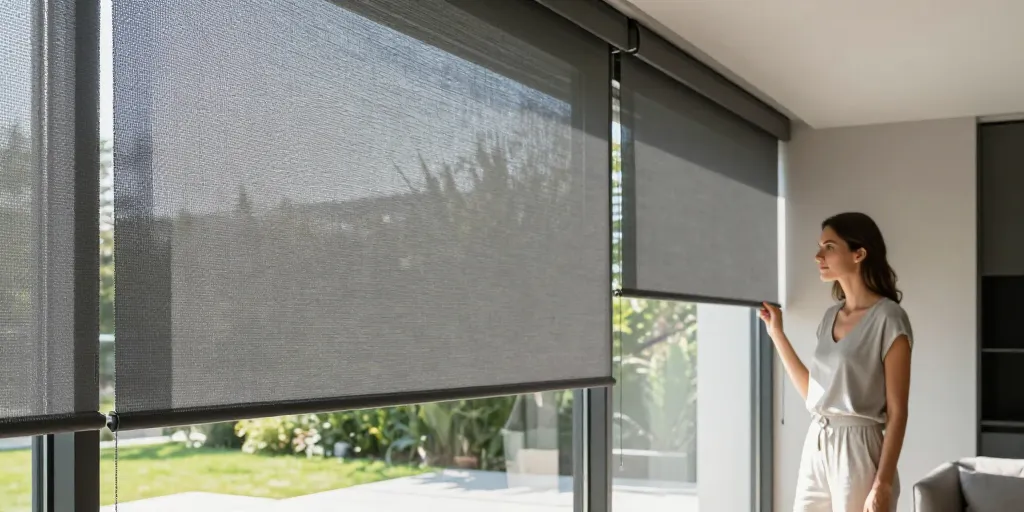 Store vertical intérieur : la toile screen est-elle efficace contre la chaleur ?